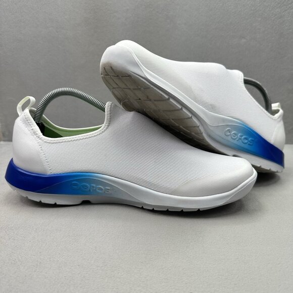 OOFOS OOmg Sport Mens Size 10.5 Shoes White Recovery Comfort Support Slip-On main image 2